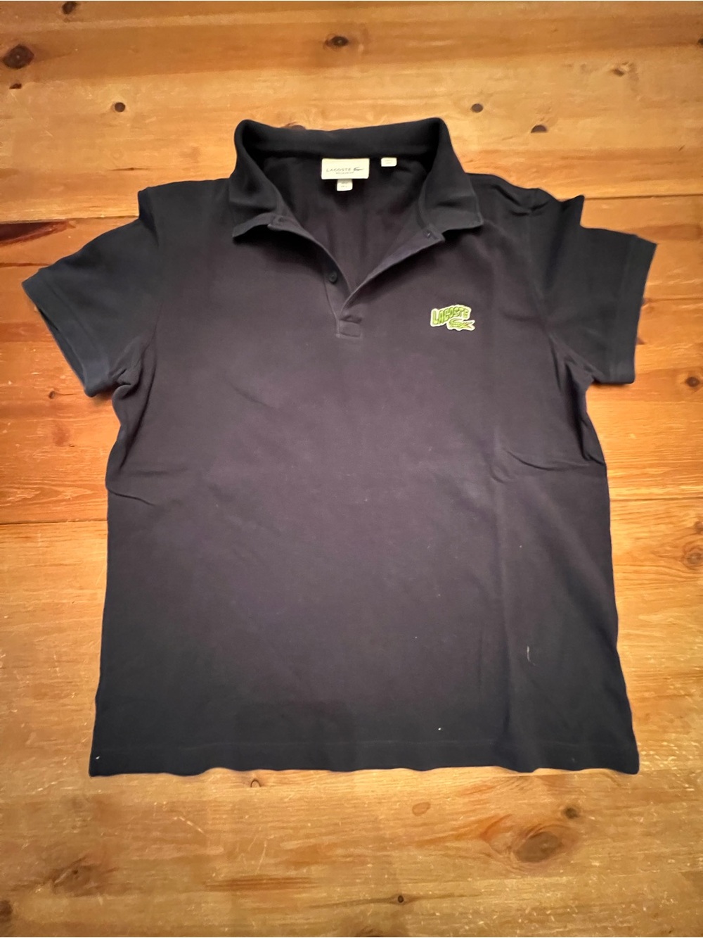 Lacoste Men’s Classic Navy Crocodile Polo Shirt size Large